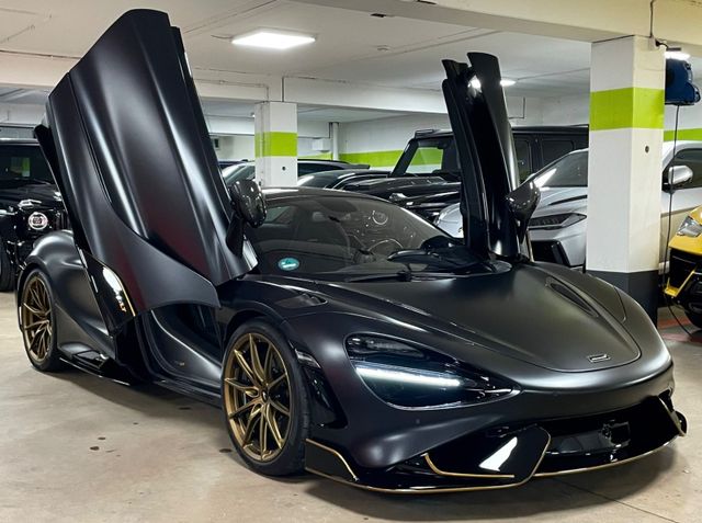 McLaren 765LT SPIDER MSO LIFT B&W ALCANTARA RACING SEATS