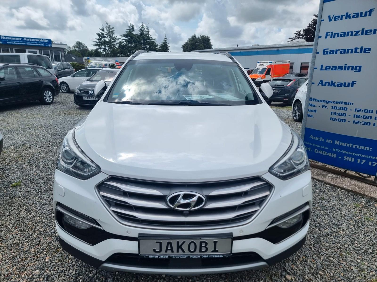 Hyundai Santa Fe blue Premium 4WD NAVI BT 360° KAMERA