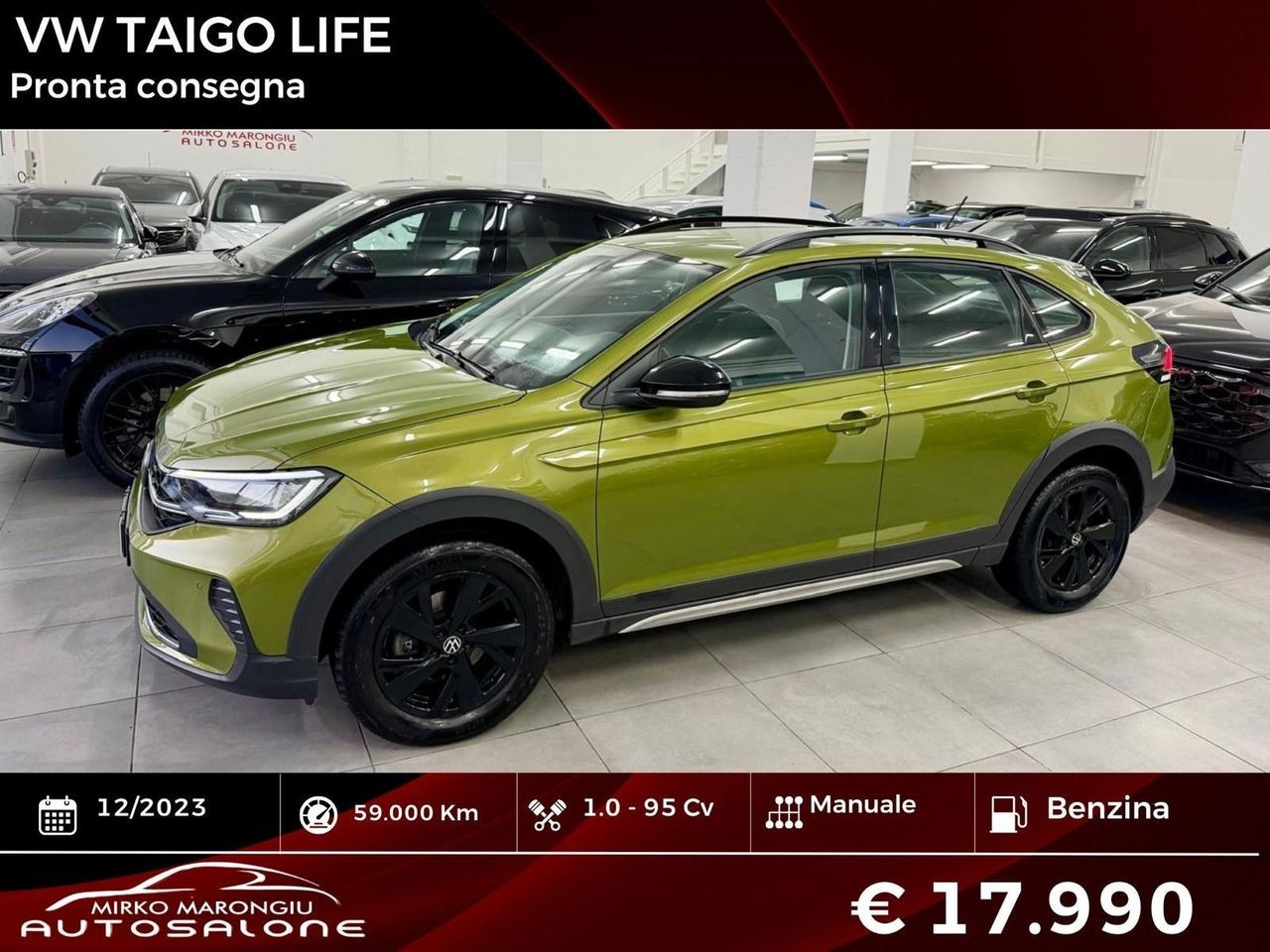 Other VOLKSWAGEN TAIGO 1.0 Life FINANZIABILE