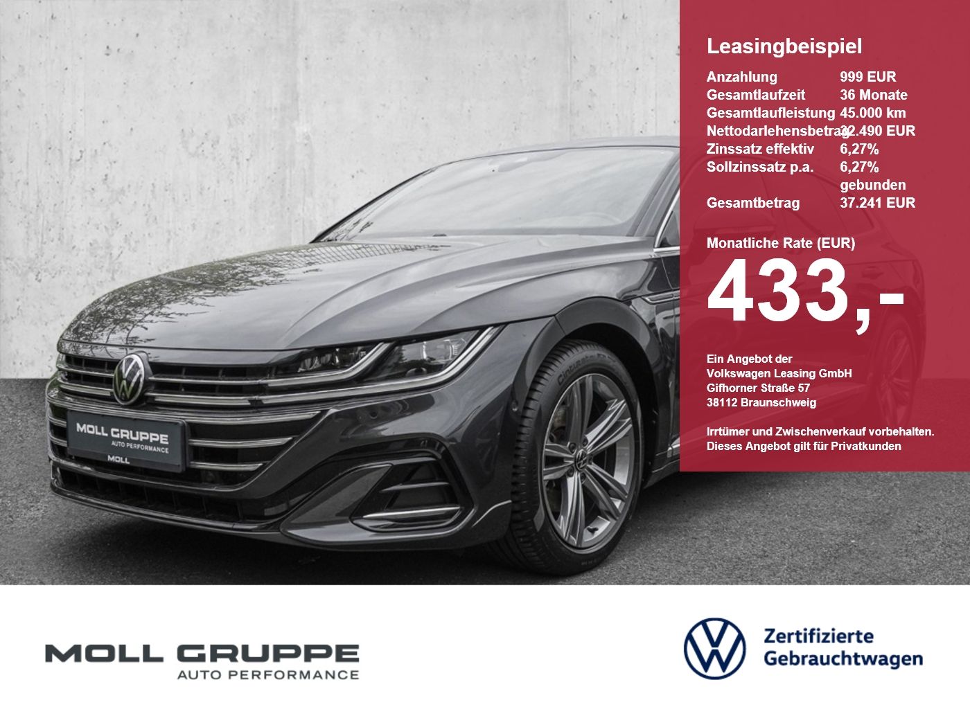 VW Arteon Shooting Brake 2.0 TDI DSG R-Line