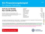 Volkswagen Golf Life 2,0 TDI DSG Navi Sitzhzg ACC Parkpilot - VW Golf Gebrauchtwagen in München