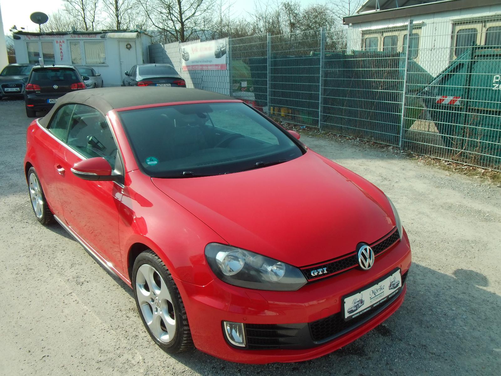 Volkswagen Golf VI Cabriolet GTI*Leder*1.Hd*PDC*6.Gang**