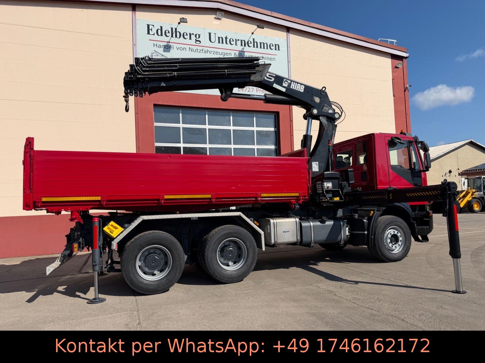 Iveco Trakker AD260 T50*6x4*Hiab 377EP-5 Hiduo*Funk*