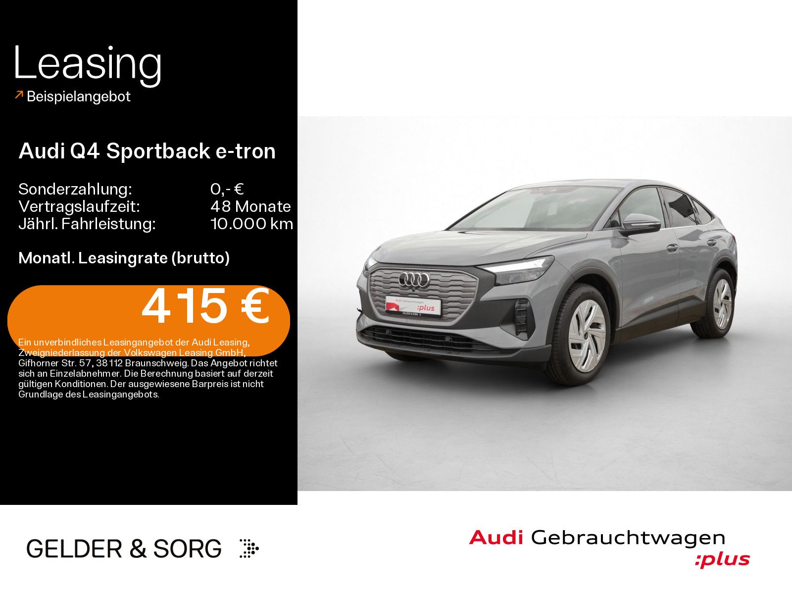 Audi Q4 Sportback e-tron 150 kW 415km/WLTP*LED*Sound