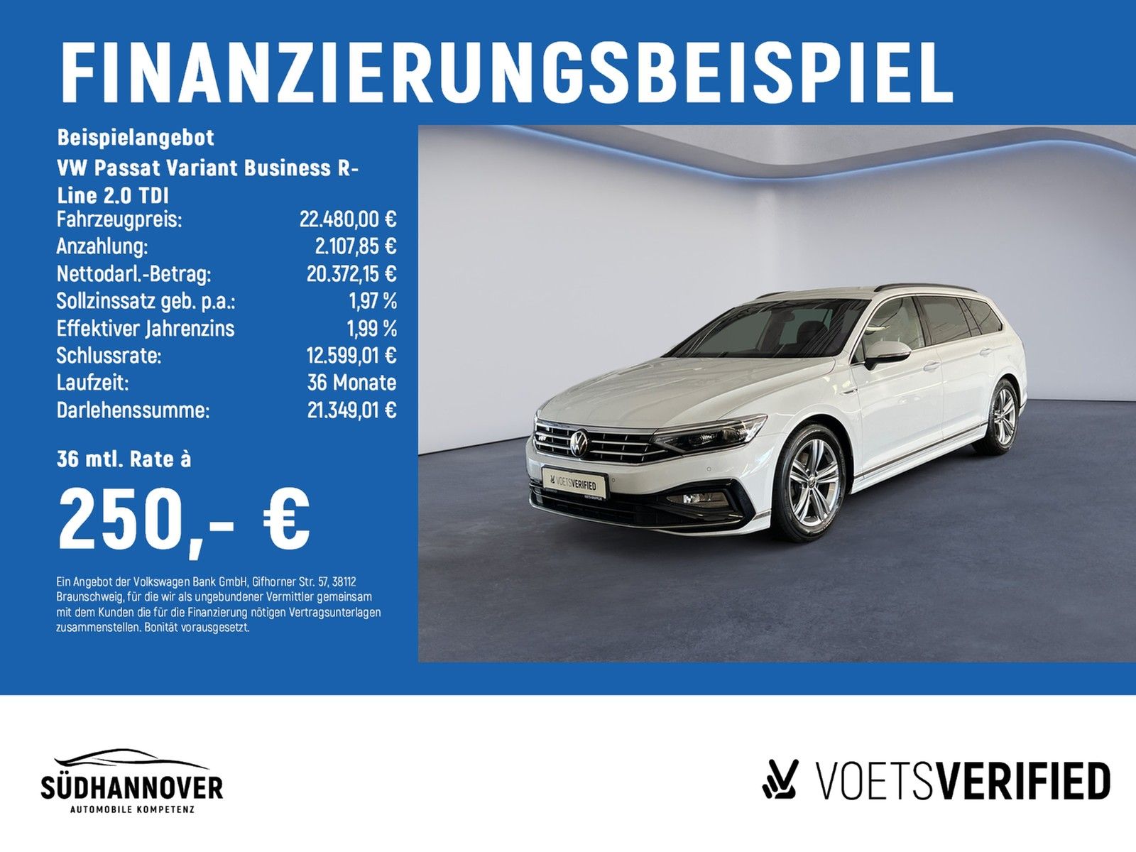 Volkswagen Passat Variant Business R-Line 2.0 TDI AHK+KLIMA