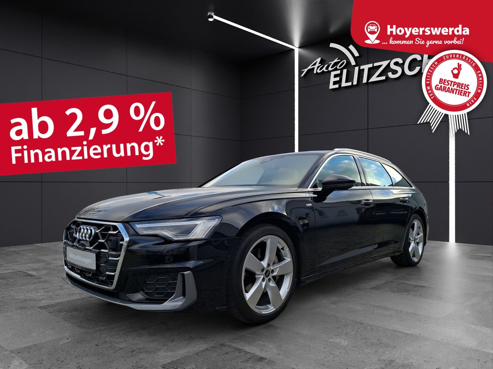 Fahrzeugabbildung Audi A6 Avant 50 TDI quattro S-line Matrix AHK Navi L