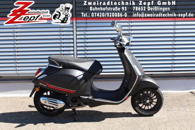 Vespa Sprint 125 S matt schwarz