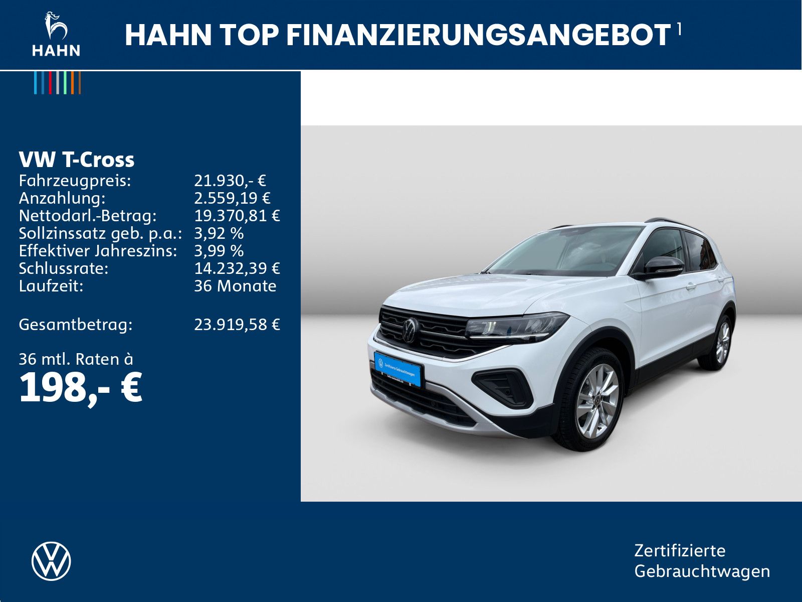 Volkswagen T-Cross 1.0TSI Energy LED AHK APP ACC Sitzh DAB foto 2