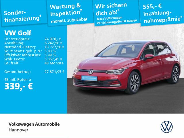 Volkswagen Golf VIII 1.5 eTSI DSG Active ACC DigCockpit Nav