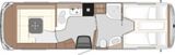 Concorde Cruiser 890 RLA RelaxLounge*ZederGloss*Vanille  - Offers matching your search criteria