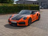 Porsche 992 Turbo S Cabrio / TECHART / 1. Hd. / Garantie - Porsche mit Benzin-Antrieb: Orange, Cabrio