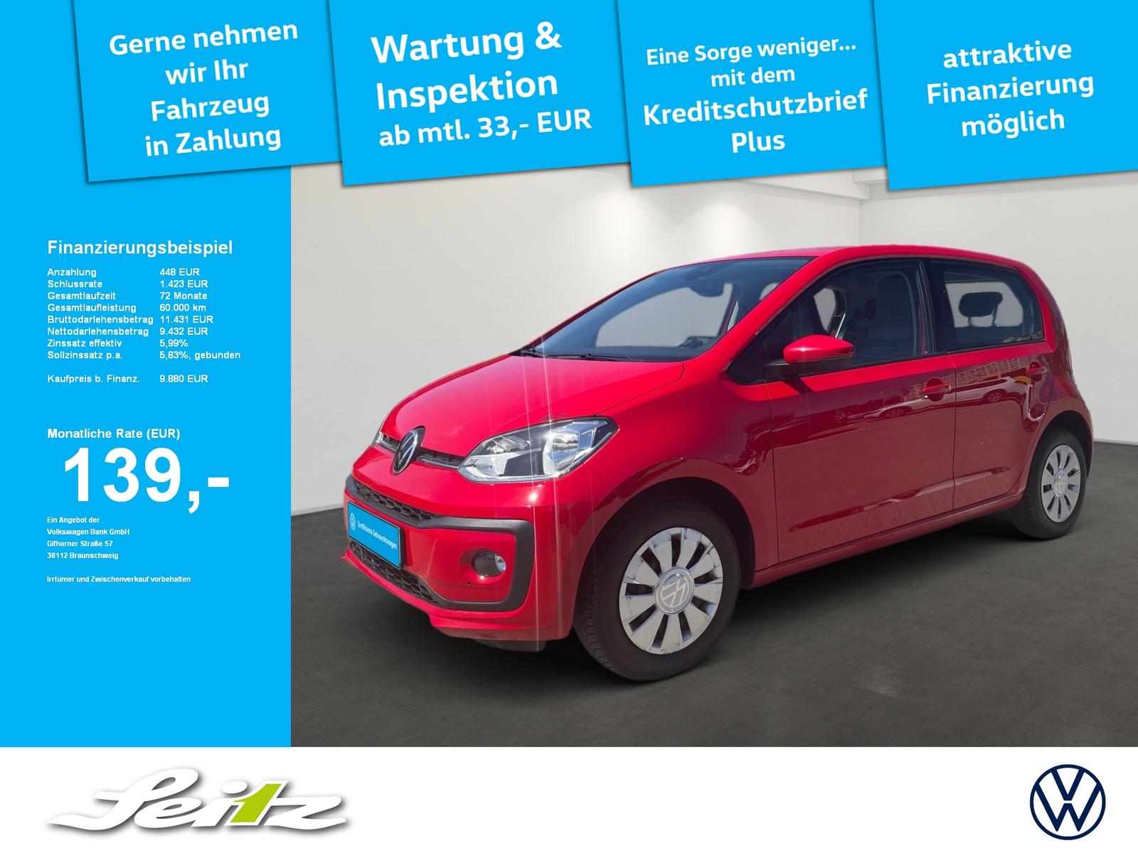 Volkswagen up! 1.0 move *SITZHZG*BLUETOOTH*DAB*