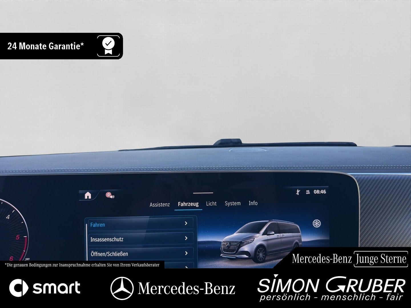 Fahrzeugabbildung Mercedes-Benz V 300 d 4M Ava L AMG Night Airmatic Tisch 7Sitze