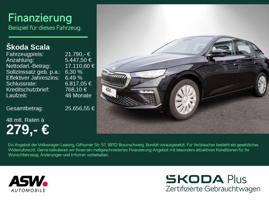 Skoda Scala Essence 1.0TSI DSG LED Klima PDC SHZ AHK