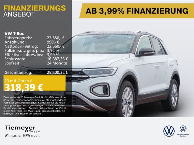 Volkswagen T-Roc 1.5 TSI STYLE GARANTIE-12.27 AHK ERGO NAVI