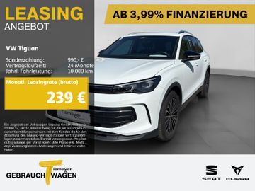 Volkswagen Leasingangebot: Volkswagen Tiguan 2.0 TDI DSG GOAL IQ.LIGHT HuD 360 AHK eKL