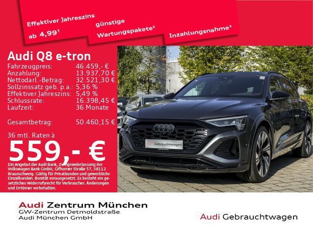 Audi Q8 e-tron 55 qu. S line AHK/B&O/Virtual+/ACC