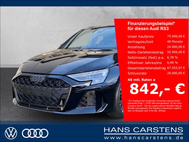 Audi RS3 Sportback 2.5 TFSI quattro S-tronic 5V Pano 