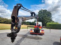 MAN TGS 26.420 Abrollkipper + Kran Palfinger PK18002