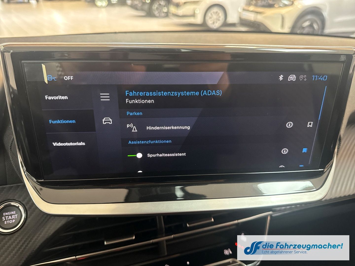 Fahrzeugabbildung Peugeot 208 Allure Digitales Cockpit LED Apple CarPlay A