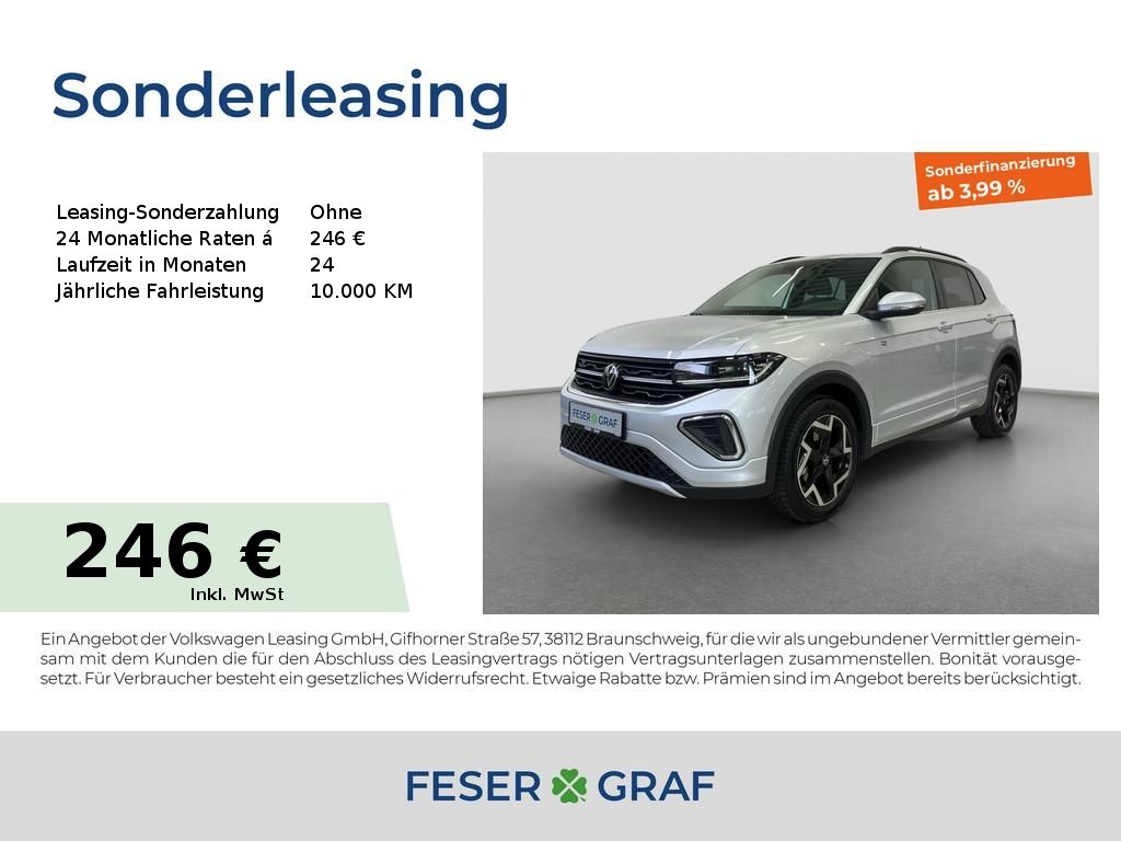 Volkswagen T-Cross R-Line 1.5TSI 110 KW DSG Kamera AHK ACC