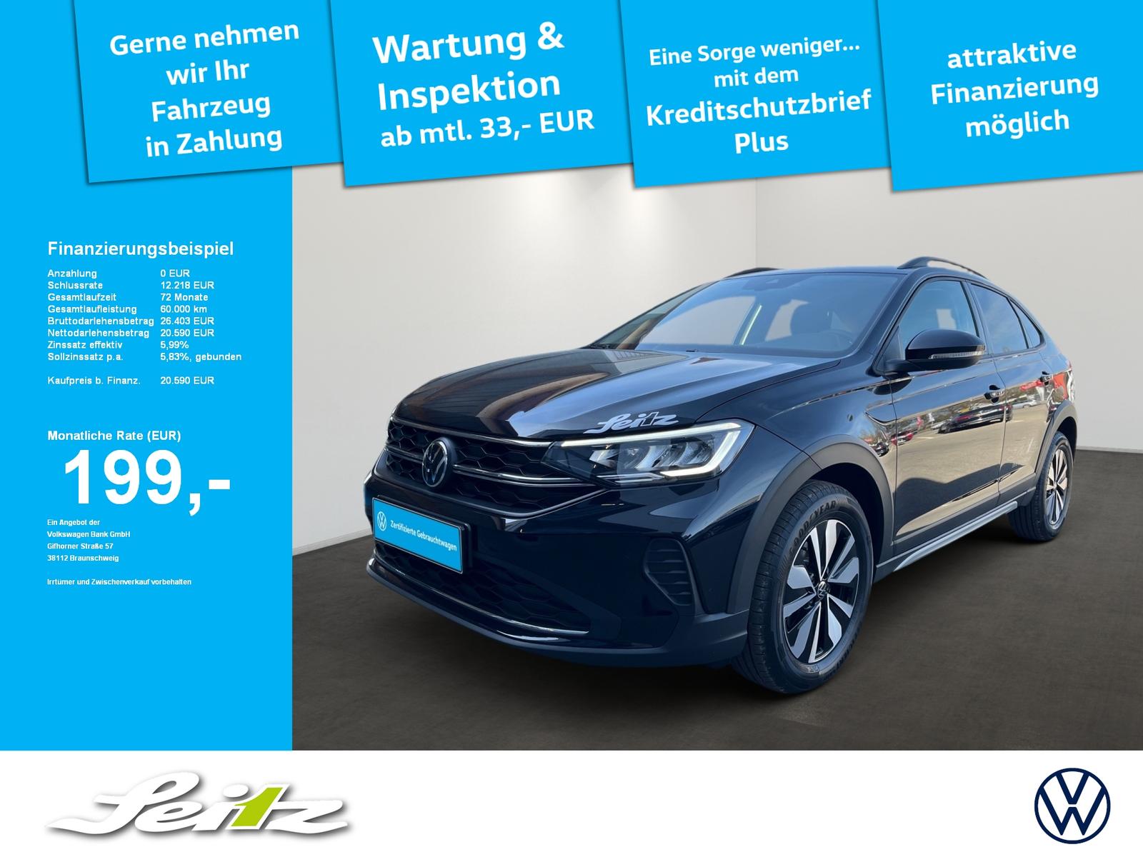 Volkswagen Taigo Life 1.0 TSI Goal Navi*Kamera*DAB*SHZ vo*E
