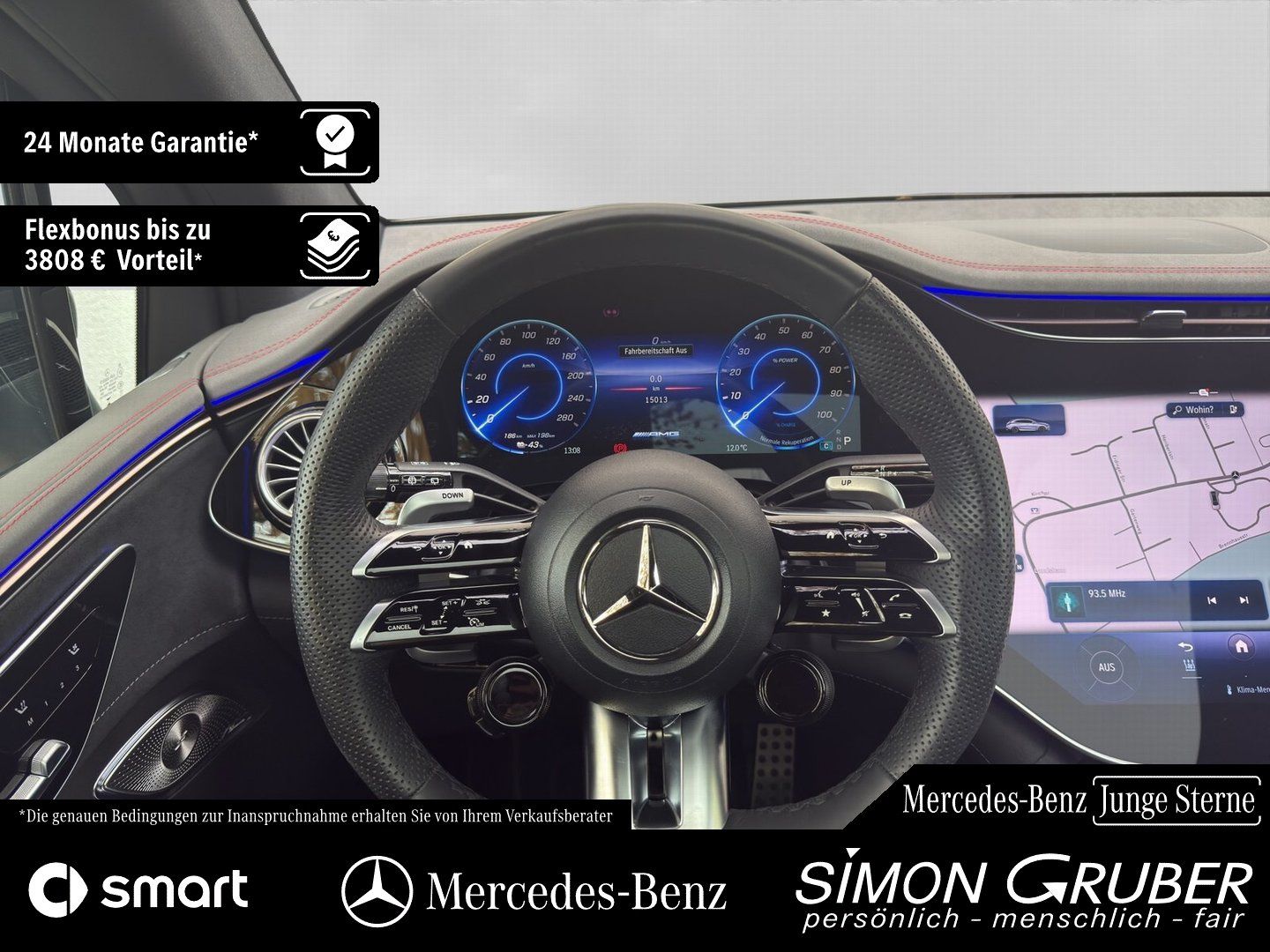 Fahrzeugabbildung Mercedes-Benz EQE 43 4M SUV AMG Night Pano HUD Sitzklima Nappa