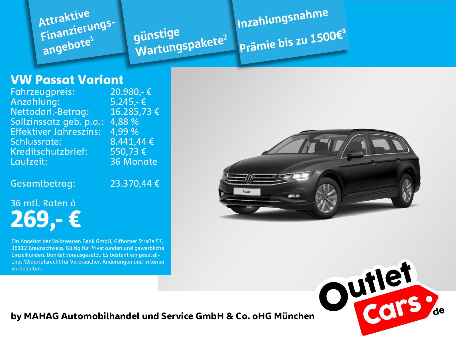 Volkswagen Passat Variant Business 2.0 TDI AHK LED Navi Par