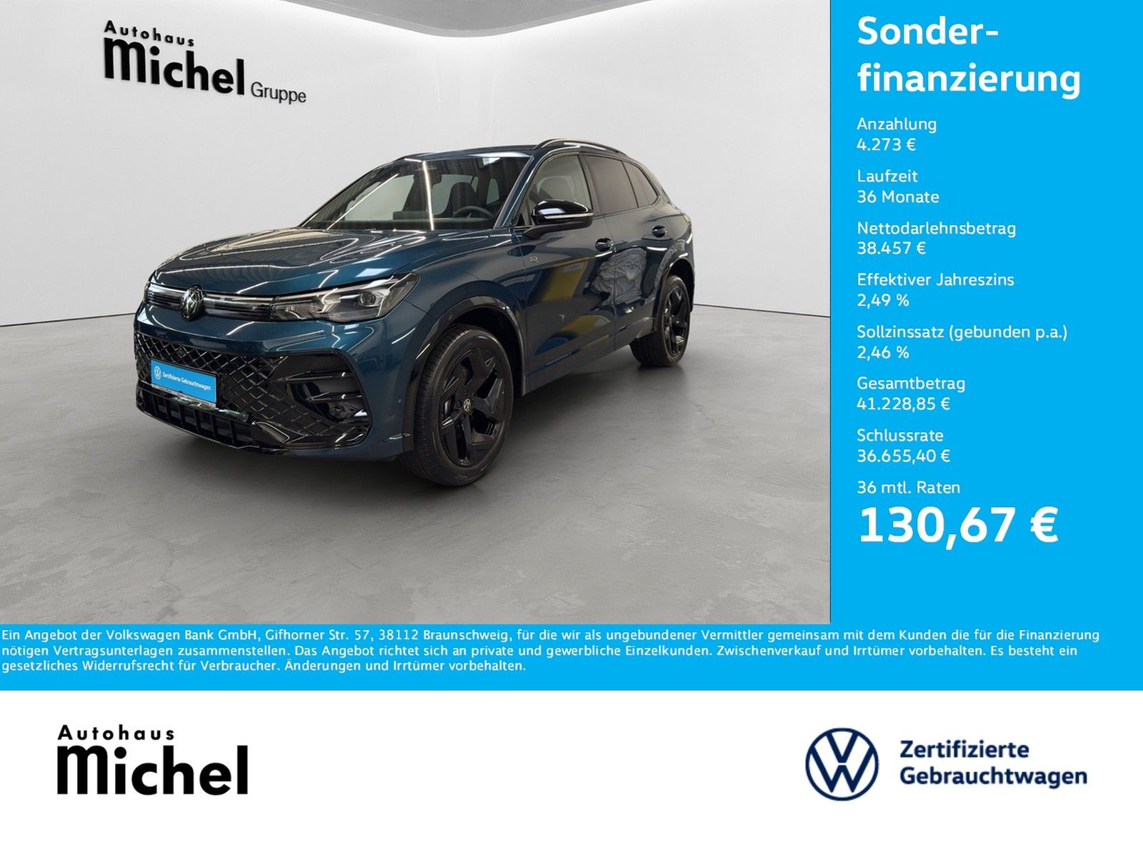 Volkswagen Tiguan TDI DSG 4M R-Line Black Style IQ-Light He foto 2