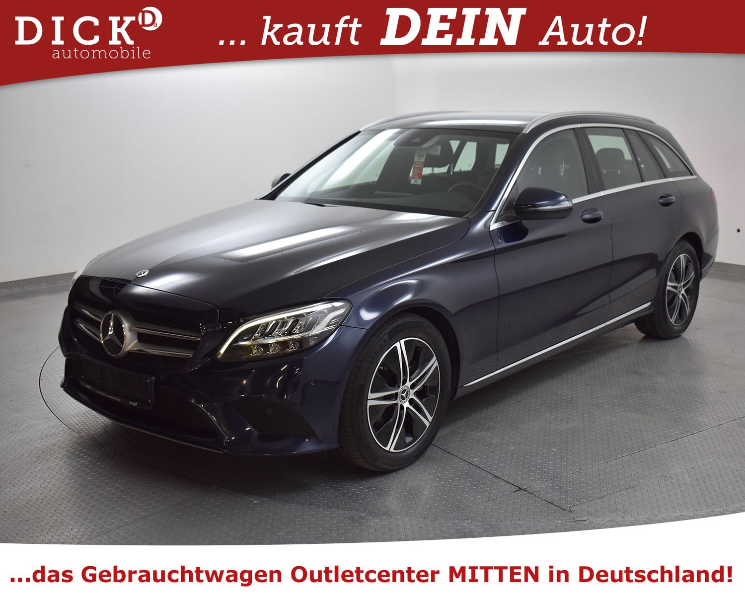 MERCEDES-BENZ C 220d T 9G 2X Avantg NAV+KAM+LEDER+SHZ+AHK+LED+ - Image 4