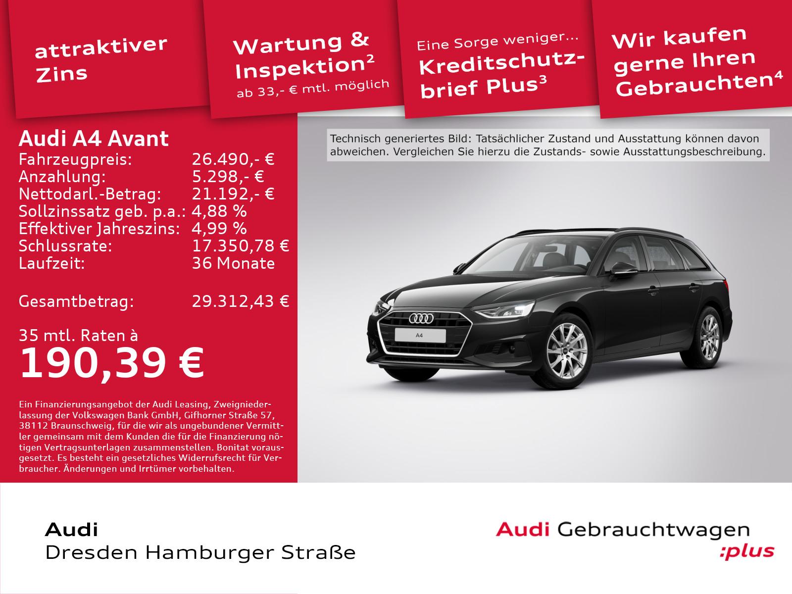 Audi A4 Avant 40 TDI Navi Pano S tronic