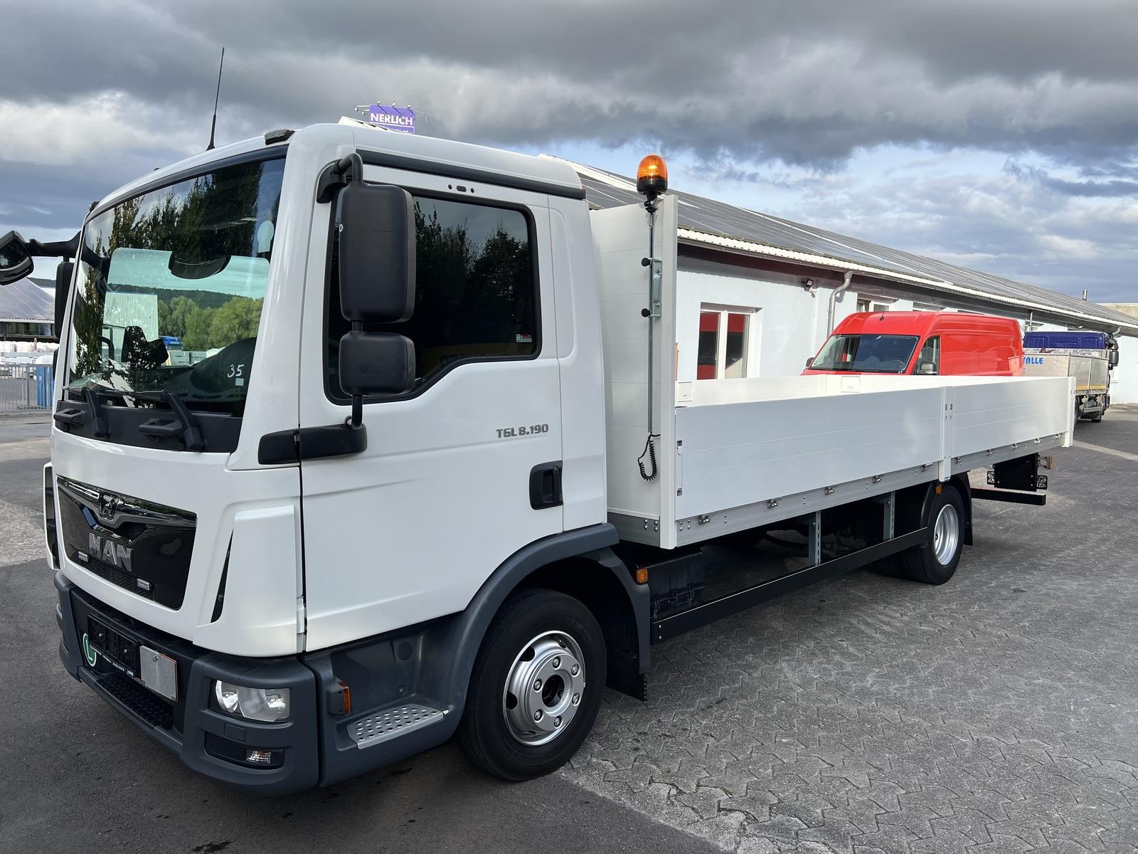 MAN TGL 8.190 BL Alu Pritsche 6.10m! AHK Maul + 3.5T