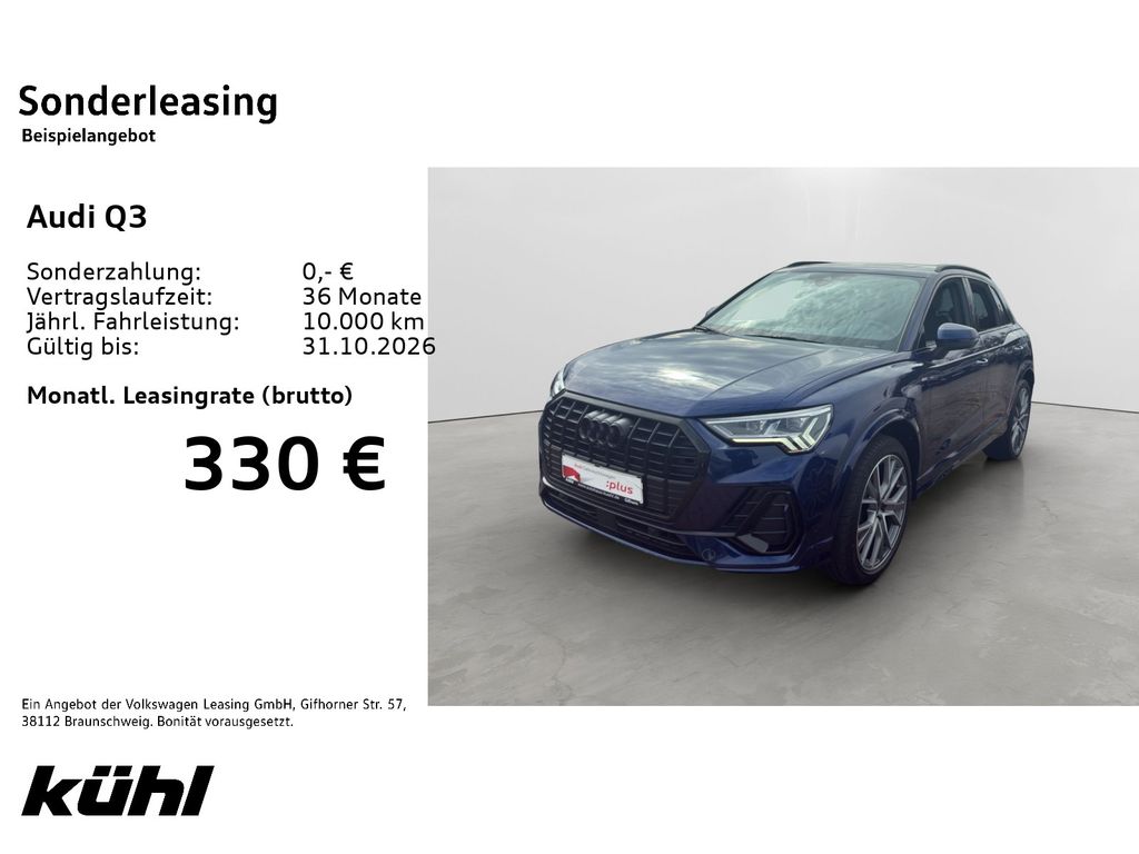 Audi Q3 35 TDI S tronic S line Matrix/AHK/Pano/20"/St