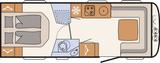 Dethleffs Beduin Scandinavia 550 RD 2.000kg,Mover,Alde,TV - Dethleffs 550
