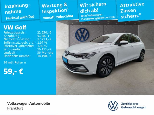 Volkswagen Golf VIII 2.0 TDI MOVE Navi LED Heckleuchten Sit