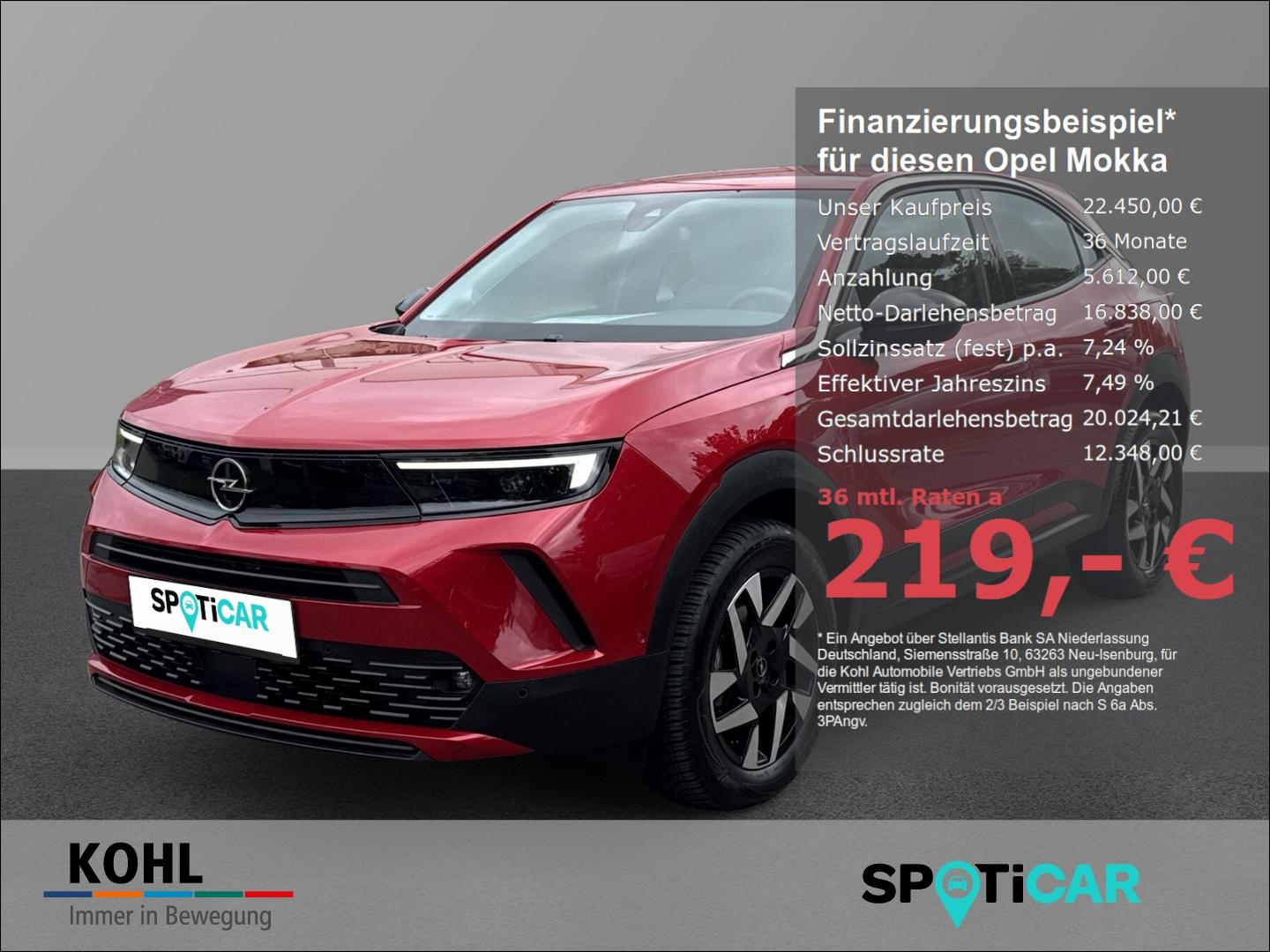 Opel Mokka Elegance 1.2 Turbo 130 PS EU6e AT8 LED Nav