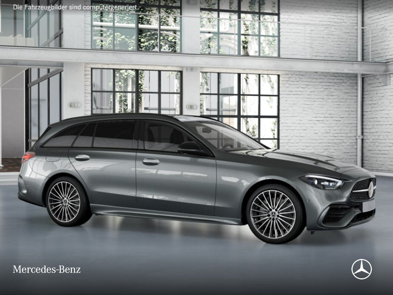 Mercedes-Benz C 220 d T AMG NIGHT PANO 360 AHK BURMESTER 19 foto 14