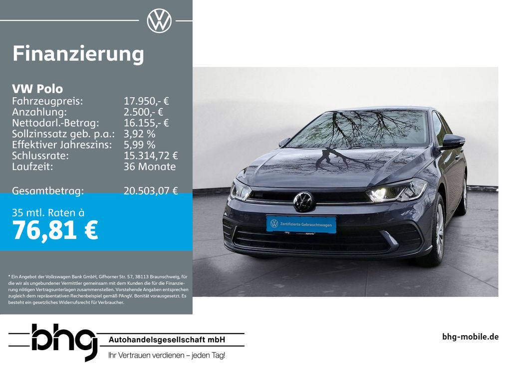 Volkswagen Polo 1.0 TSI Life #IQ.Drive #App-Connect #ACC #S