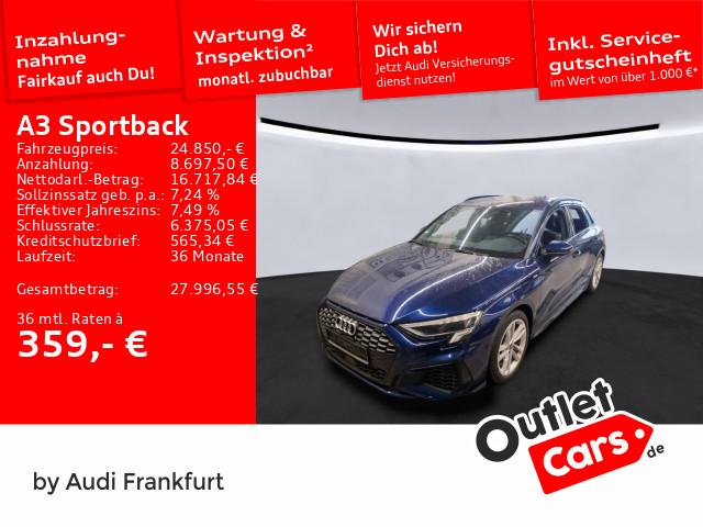 Audi A3 Sportback 35 TFSI S tronic S line LED Navi Te