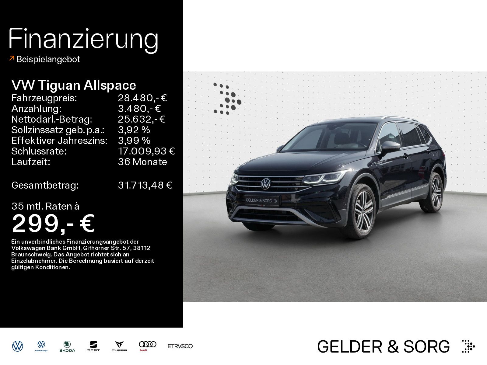 Volkswagen Tiguan Allspace 2.0 TDI Elegance 4M*Matrix*RFK