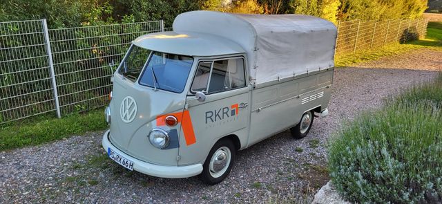 Volkswagen T1 Pritschenwagen 1966 lichtgrau TÜV H Pritsche 