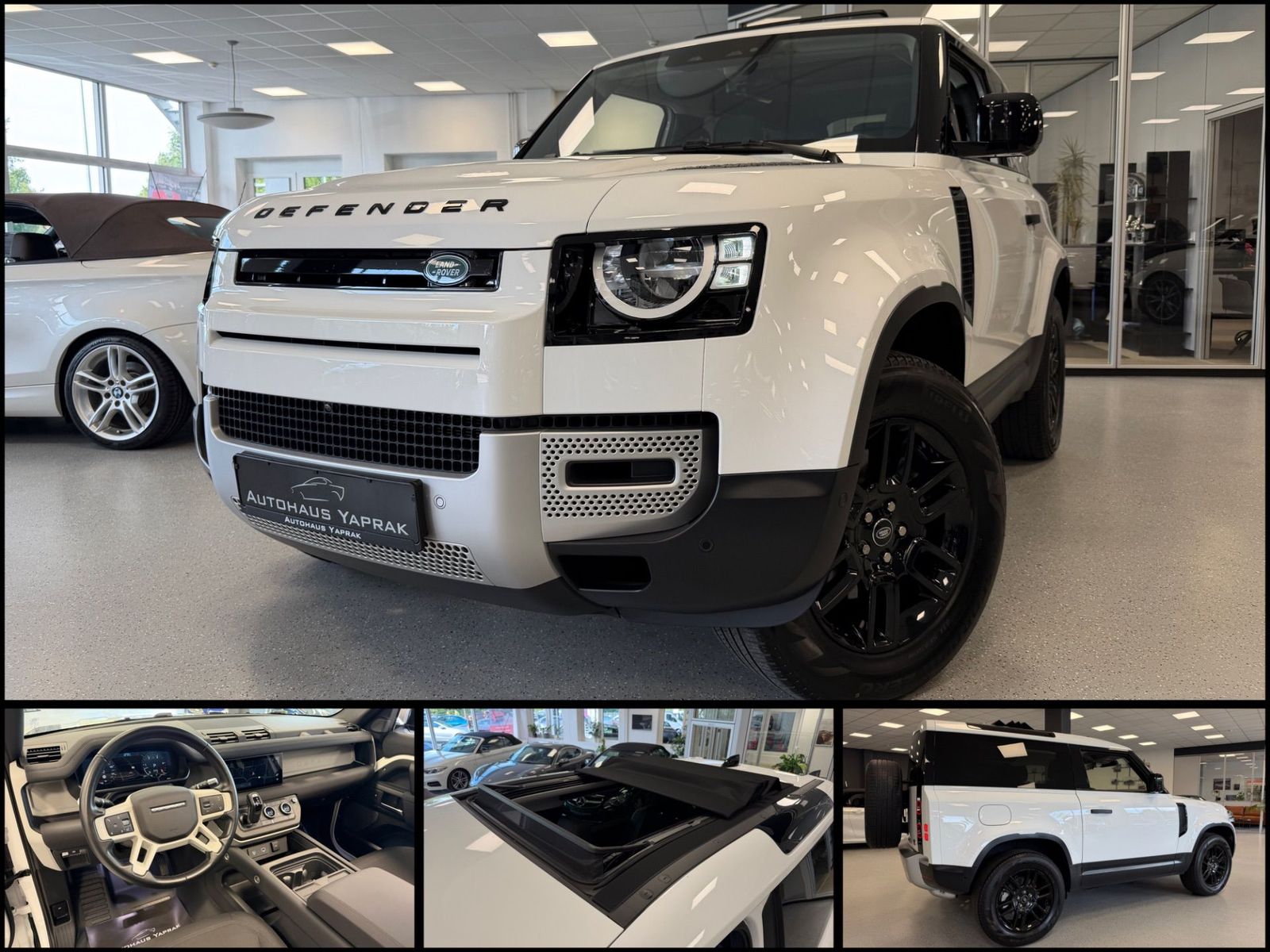 Land Rover Defender 90 3.0 D200|Faltdach|AHK|Design-P.|360°