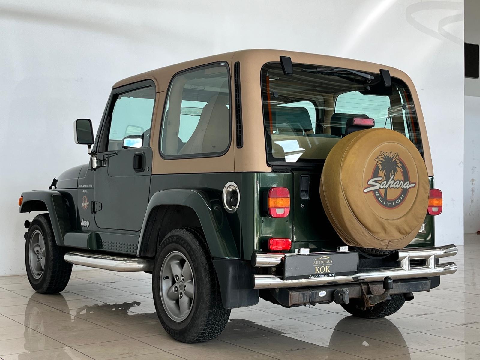 JEEP WRANGLER SAHARA - 4.0 177ch - 4X4 - VOLANT EN CUIR
