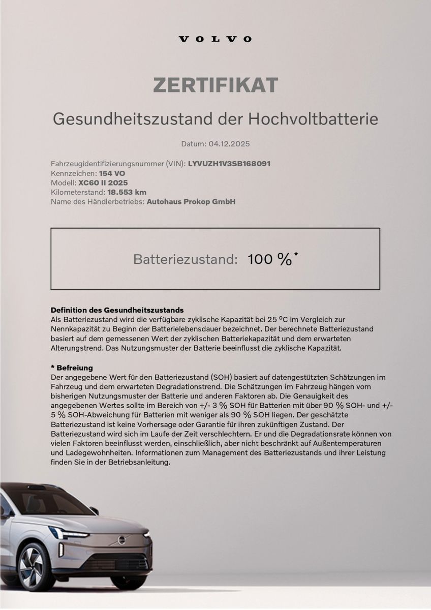 Fahrzeugabbildung Volvo XC60 T6 RC 0,5%  AWD *H&K**FSHZG*BLIS*ACC