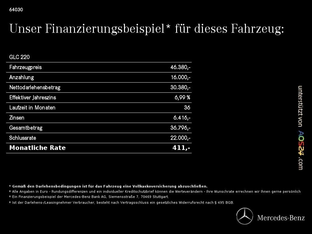 Mercedes-Benz GLC 220 d 4M AVANTGARDE PANORAMA MEMORY KAMERA foto 18