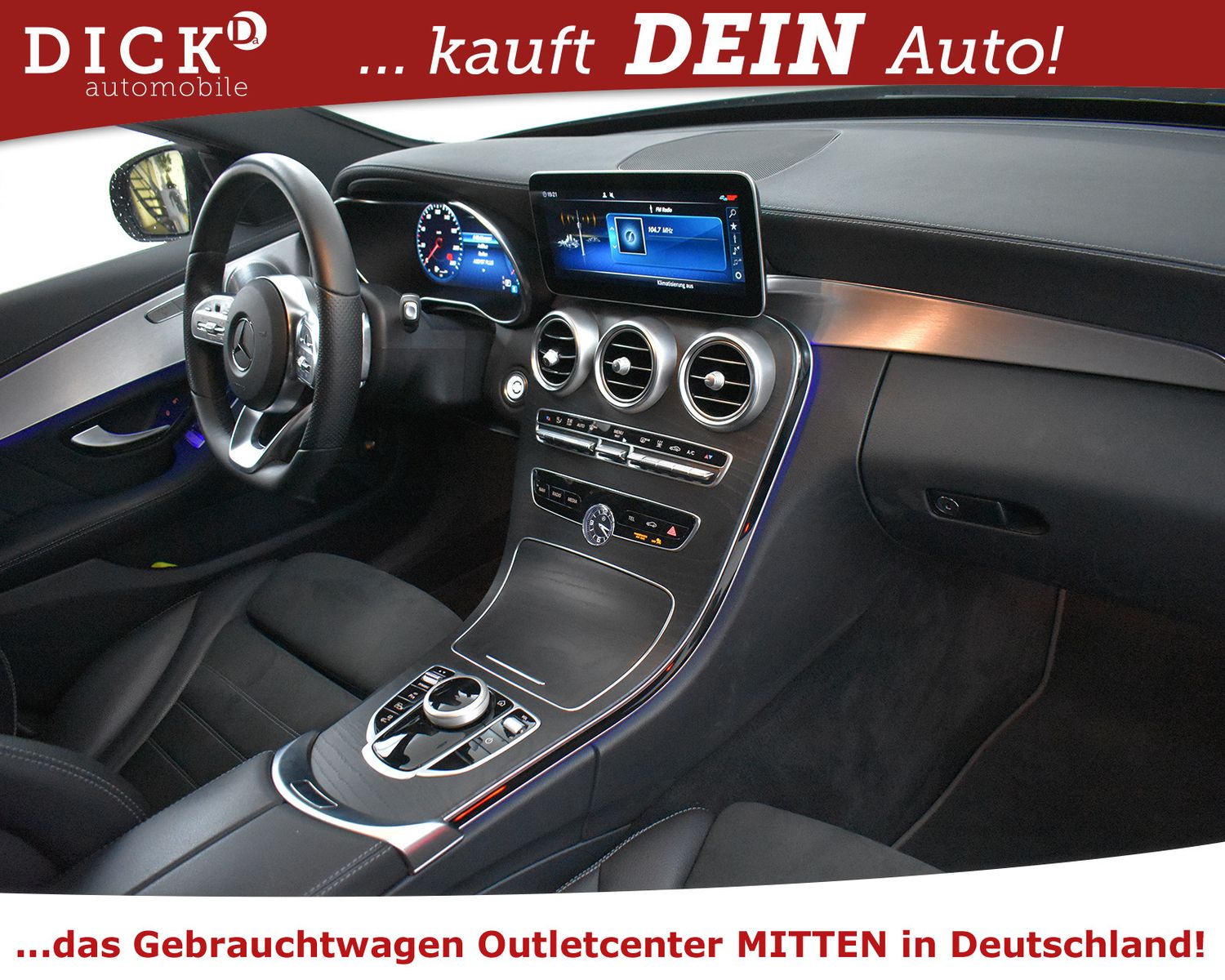 MERCEDES-BENZ C300de 2X AMG Line NIGHT+WIDESC+360+STDHZ+BURMES - Image 12