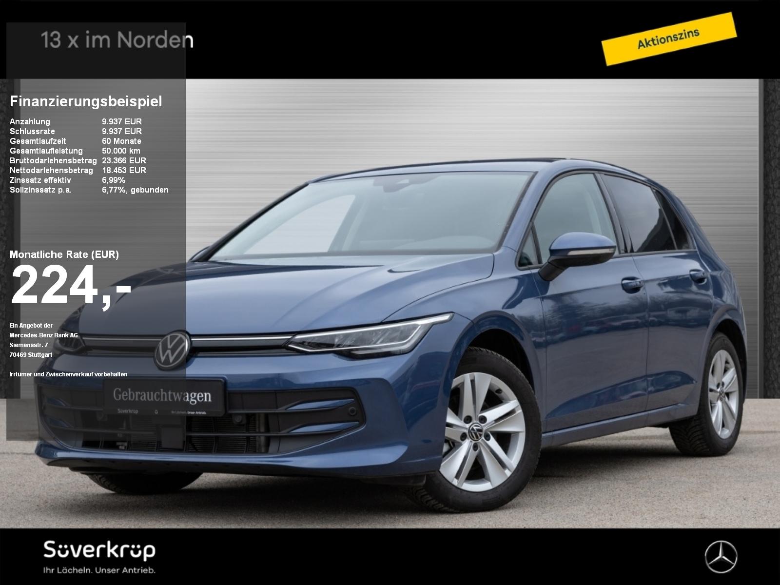 Volkswagen Golf VIII 2.0 TDI Life // MEMO DISTR SPUR PDC