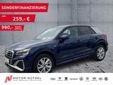 Audi Q2 35 TDI S-TR QU S-LINE MATRIX+NAVI+SHZ+GRA+PDC - blaue Audi Q2
