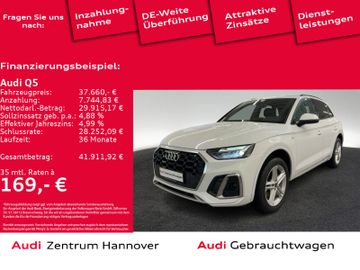 Audi Leasingangebot: Audi Q5 S line 40 TDI quattro AHK Kamera Navi virtual
