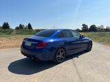 Mercedes-Benz C 250 AMG Line | Burmester | Scheckheft  - blaue Mercedes-Benz C 250
